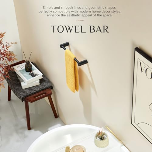 Towel Bars Matte Black 12