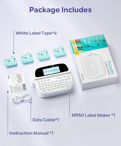 M950 Label Maker Machine with Tapes