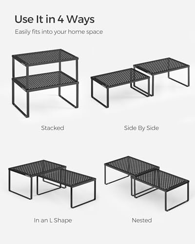Set of 2 Metal Spice Racks (2 Count)