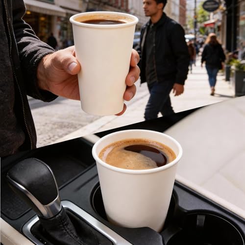 Disposable Paper Coffee Cups 16 oz 300 Count