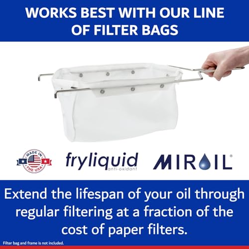 12 x 1 Liter Bottle FryLiquid by MirOil (12 Count)