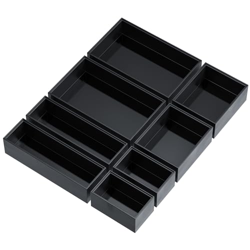 Bamboo Drawer Organizer (8 Count)