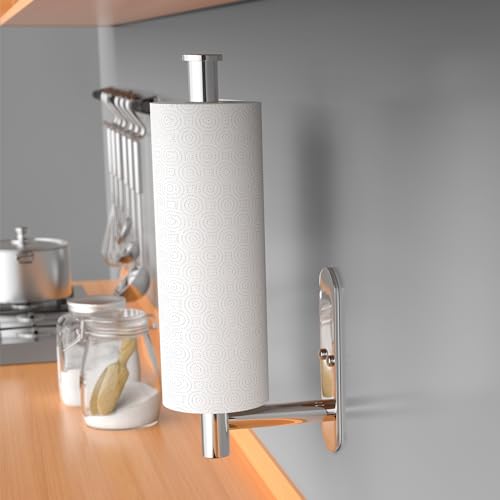 Self Adhesive Paper Towel Holder Under Cabinet Mount (2 Count)