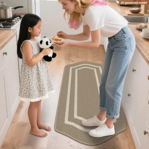 Kitchen Rugs and Mats 24"x48" Non Slip Kitchen Mats for Floor