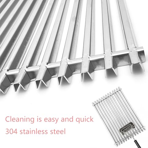 17-1/4" Stainless Steel Grid Grates for Weber Spirit E-310 E-320, S-310 S-320, Spirit 700, Weber 900, Genesis Silver B and C Genesis 1000-5000 Gas Grill 7525 7527