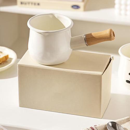 Enamel Milk Pot