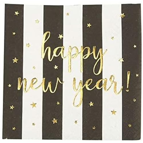 Happy New Year Party Supplies (50 Count)