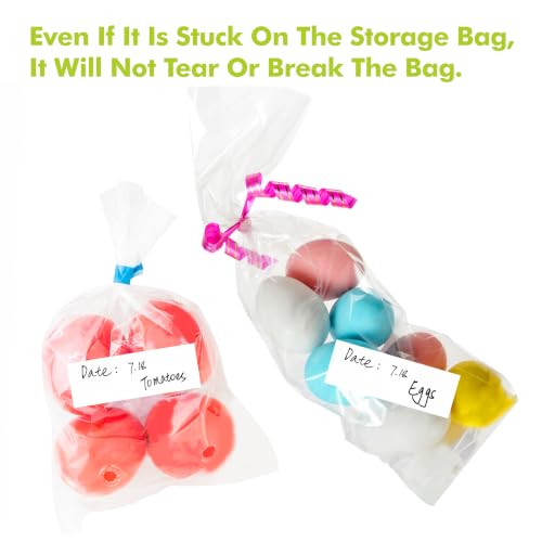Removable Freezer Labels