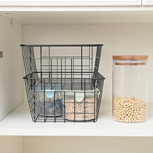 11" Upright Freezer Storage Baskets (4 Count)