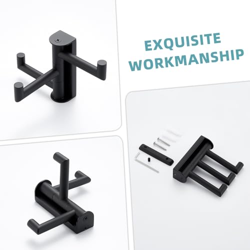 Swivel Towel Hook with 3 Arms
