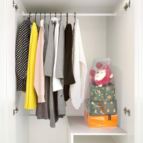 50Pcs Clear 18" x 24" Large Storage Plastic Bags (50 Count)