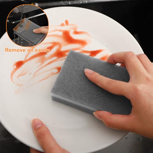 50 Pcs Individually Wrapped Sponges for Airbnb Apartment Gray (50 Count)