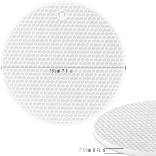 Silicone Trivets Mat (6 Count)