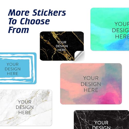 Custom Vinyl Stickers Your Image (100 Count)