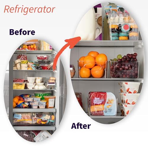 Pantry Organizers and Storage and Cabinet Organizer (6 Count)