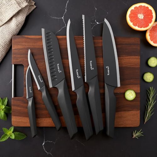 Upgraded Chef Knife Set One Piece Molding High Carbon Stainless Steel (15 Count)