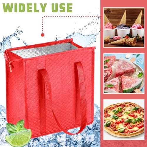 4 Pcs Insulated Grocery Bags Reusable (4 Count)