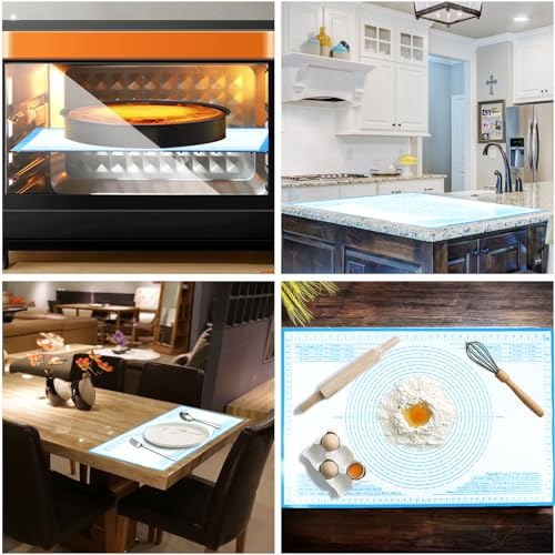 Silicone Pastry Mat 36x24 Inch Baking Mats for Rolling Dough