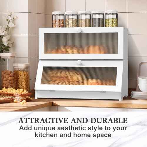 Bread Box for Kitchen Countertop