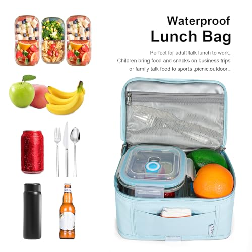 NOL Small Lunch Bag Mini Lunch Box Insulated Lunch Bag for Men