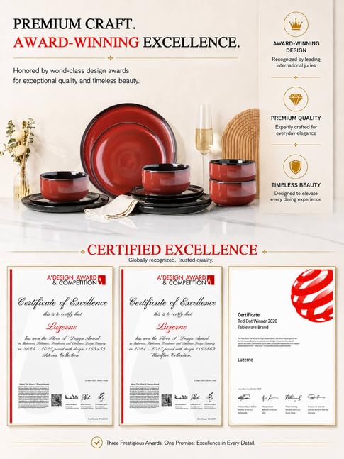 9.0" Ceramic Pasta Bowls Set of 4 (4 Count)