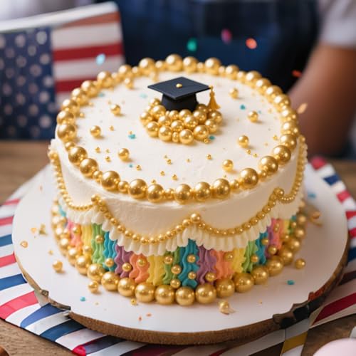 Edible Gold Pearl Sprinkles (4.5 Ounce)
