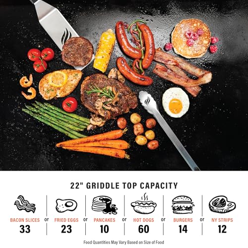 1666 22” Tabletop Griddle with Stainless Steel Faceplate