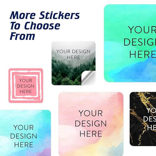 Custom Vinyl Stickers Your Image (100 Count)
