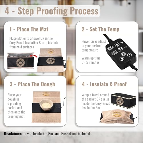 Sourdough Bread Proofing Mat for Home Bakers
