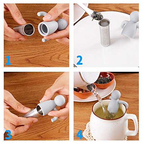 2 Pack Loose Leaf Tea Steeper Extra Fine Mesh