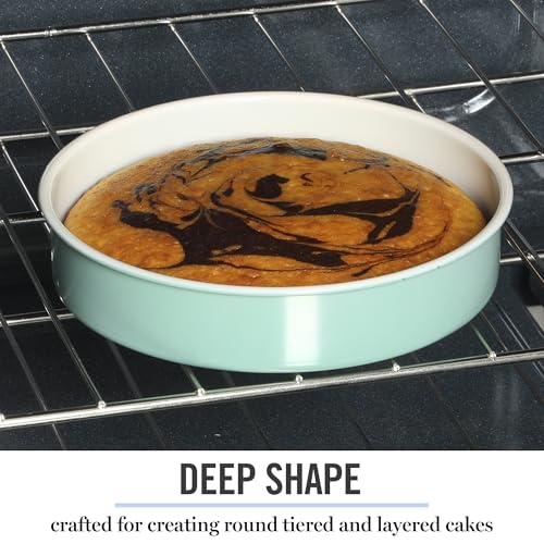 Gallen 8 Inch Round Nonstick Carbon Steel Cake and Bake Pan