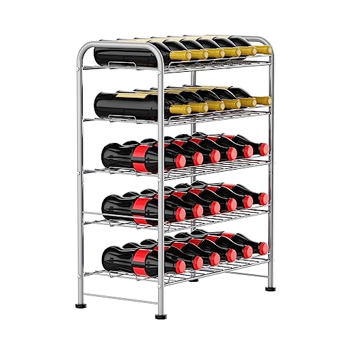 Water Bottle Holder Organizer 5 Tier Water Bottle Storage Rack
