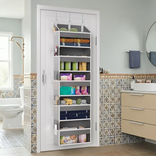 Over the Door Organizer with 5 Front & 10 MeshSide Pockets
