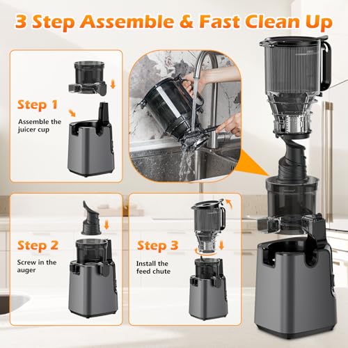Juicer Machines with 5.8" Large Chute