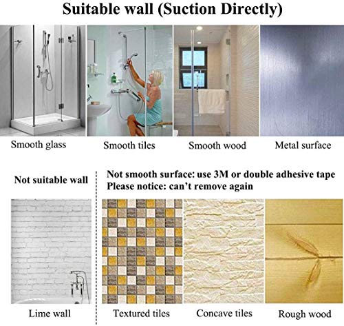 16 Inch Suction Cup Towel Bar
