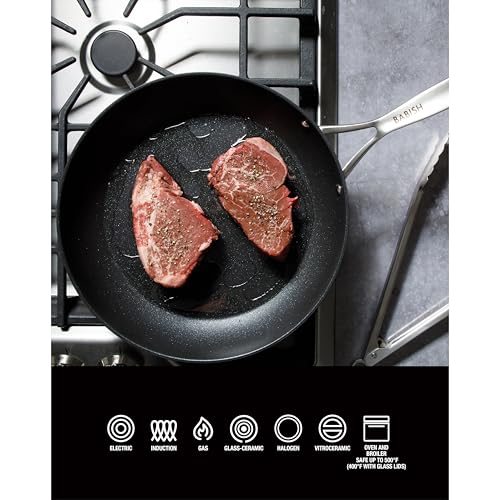 10 Piece Hard Anodized Laser Titanium Forever Non Stick Technology Durable Pots and Pans Cookware Set