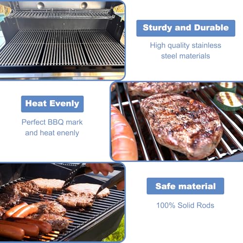 66097 Grill Grates with Grill 66041 66796 Flavorizer Bars Heat Deflectors for Weber Genesis II Grill Parts