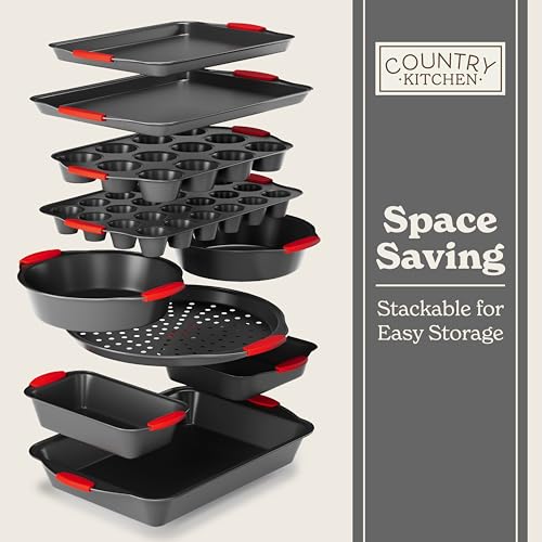 Nonstick Stackable Bakeware Set