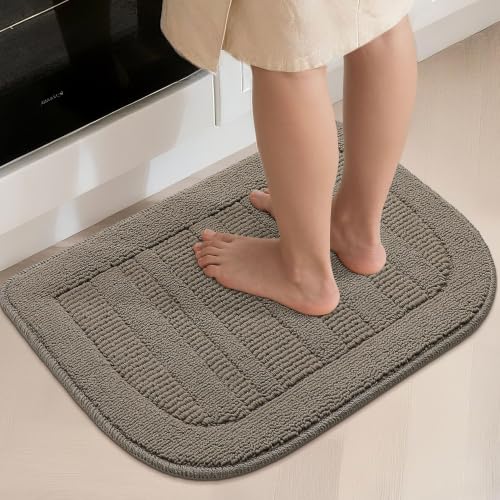 2 Pack 30x18 in Kitchen Rugs Non Slip Washable Sink Rug Set