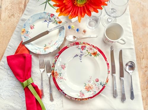 30 Piece Porcelain Dinnerware Set for 6