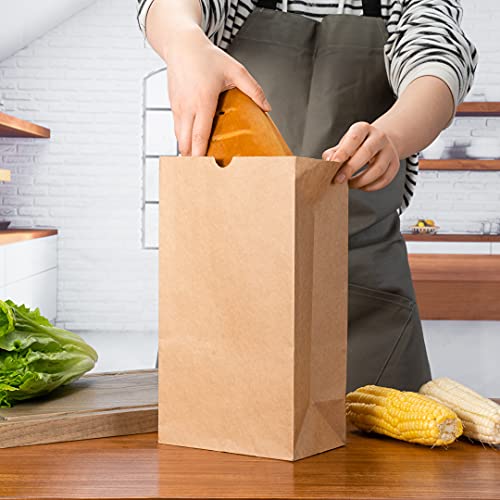 Bag Tek 12 LB Disposable Lunch Bags 100 Sturdy Take (100 Count)