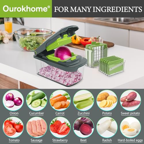 Vegetable Chopper with Container (8 Count)