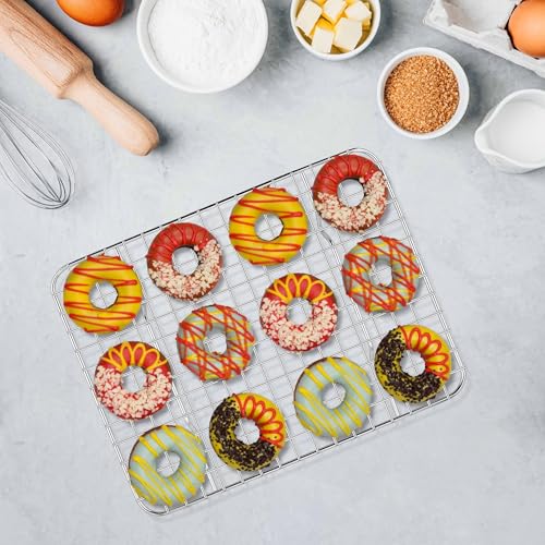8.7"x6.3" Stainless Steel Mini Cooling Rack Set Fit 9x7 Sheet Pan