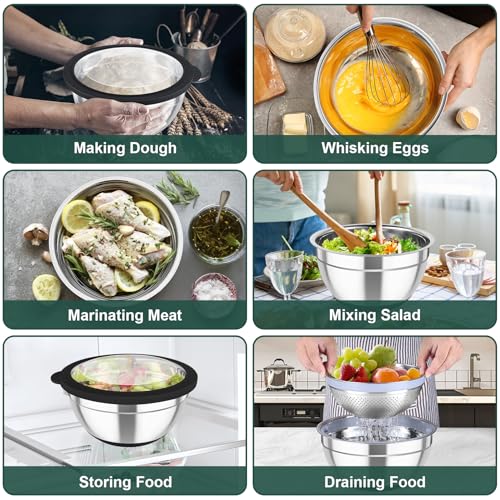 Mixing Bowls with Colander (4 Count)