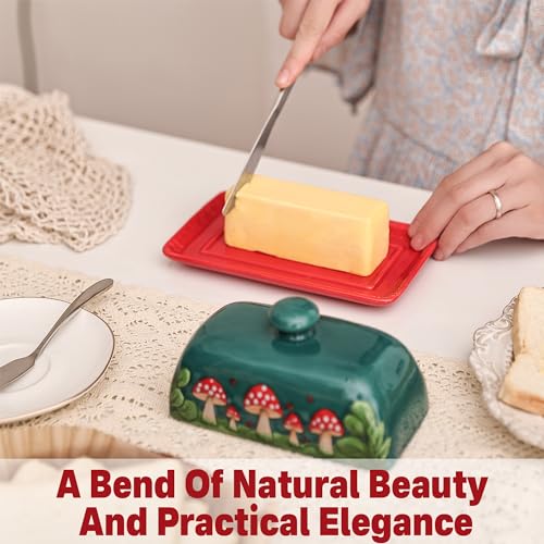 Ceramic Butter Dish with Lids
