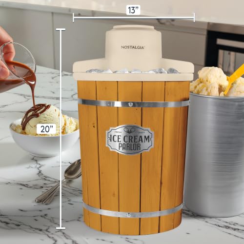 Electric Ice Cream Maker With 6 Qt Capacity