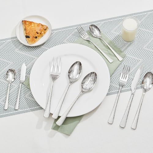 Silverware Set with Serving Utensils (65 Count)