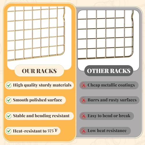 2 PCS Grid Wire Baking Cooling Racks