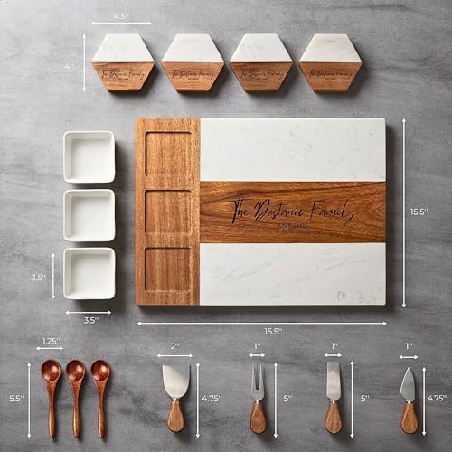 Personalized Charcuterie Board Set