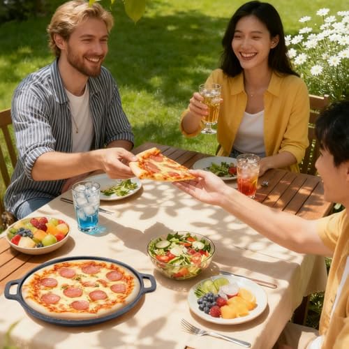 13.8 Inch Cast Iron Pizza Pan